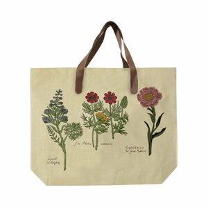 Plátěná taška s uchem z imitace kůže Surdic Flowers