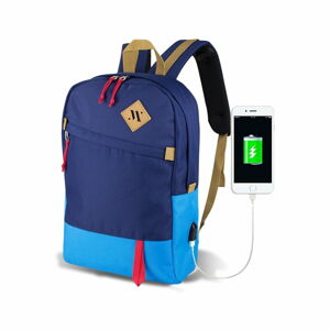 Modrý batoh s USB portem My Valice FREEDOM Smart Bag Mavi