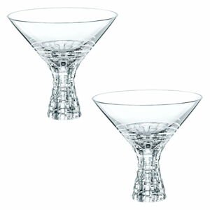 Sada 2 sklenic na koktejly z křišťálového skla Nachtmann Bossa Nova, 340 ml