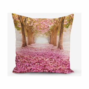 Povlak na polštář s příměsí bavlny Minimalist Cushion Covers Pinky, 45 x 45 cm