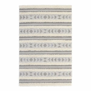 Šedý koberec Mint Rugs Handira Tribal Stripes, 155 x 230 cm