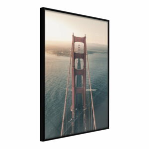 Plakát v rámu Artgeist Bridge in San Francisco I, 20 x 30 cm