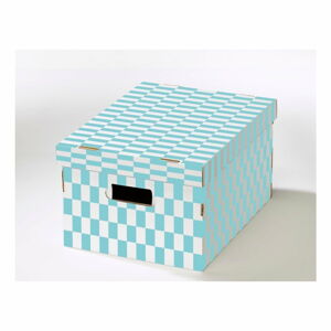 Sada 2 krabic s víkem z vlnité lepenky Compactor Joy, 40 x 31 x 21 cm
