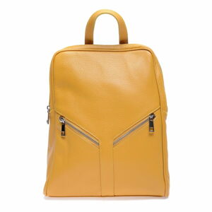 Žlutý kožený batoh Roberta M