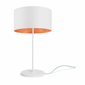Bílá stolní lampa Sotto Luce MIKA Bronze M, ⌀ 36 cm