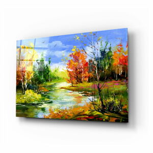 Skleněný obraz Insigne Colorful Autumn, 110 x 70 cm
