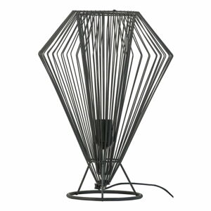 Černá stolní lampa Vox Cesto, ⌀ 31 cm