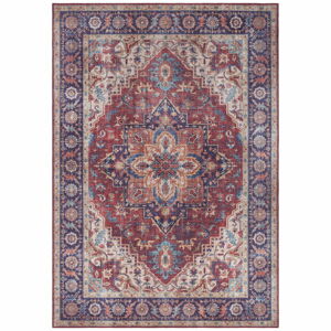 Červeno-fialový koberec Nouristan Anthea, 80 x 150 cm