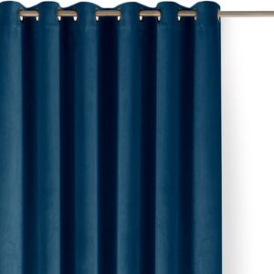 Modrý sametový dimout závěs 530x270 cm Velto – Filumi
