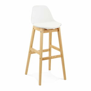 Bílá barová židle Kokoon Elody, výška 102 cm