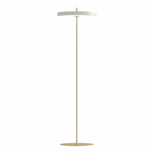 Bílá LED stmívatelná stojací lampa s kovovým stínidlem (výška 151 cm) Asteria Floor – UMAGE