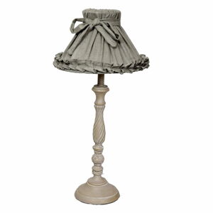 Stolní lampa Antic Line Romance Grey, výška 78 cm
