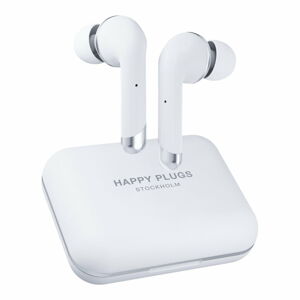 Bílá bezdrátová sluchátka Happy Plugs Air 1 Plus In-Ear