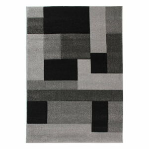 Černo-šedý koberec Flair Rugs Cosmos, 80 x 150 cm