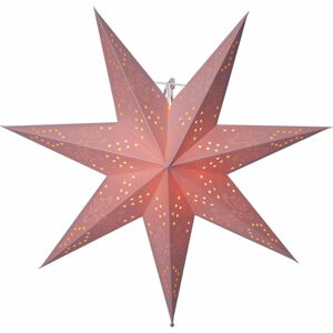Červená světelná dekorace Best Season Romantic Star, výška 54 cm