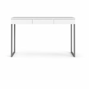 Bílý pracovní stůl Tvilum Function Plus, 126 x 52 cm