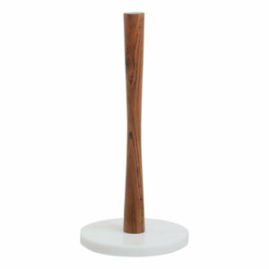 Hnědý dřevěný držák na kuchyňské utěrky ø 14 cm – Premier Housewares