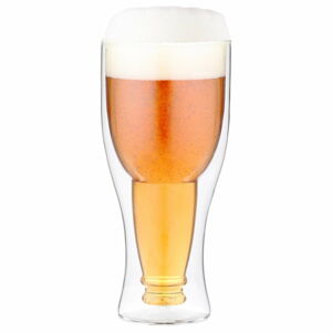 Dvoustěnná pivní sklenice Vialli Design, 350 ml