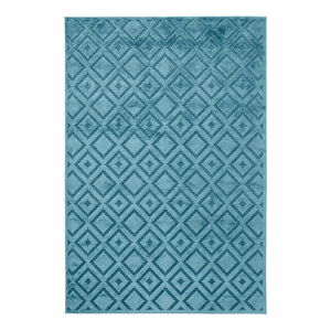 Modrý koberec z viskózy Mint Rugs Iris, 80 x 125 cm