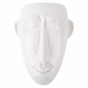 Šedý nástěnný květináč PT LIVING Mask, 17,5 x 22,4 cm
