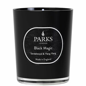 Svíčka s vůní santalového dřeva a Ylang Ylang Parks Candles London Black Magic, doba hoření 45 h