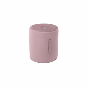 Růžový puf Mazzini Sofas Fiore, ⌀ 40 cm