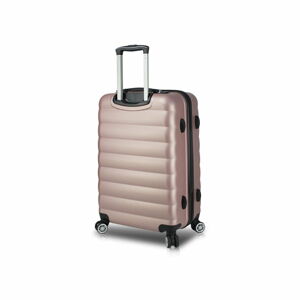 Růžový cestovní kufr na kolečkách s USB portem My Valice COLORS RESSNO Pilot Suitcase