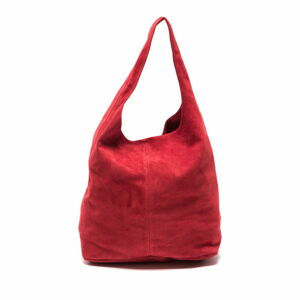 Červená kožená kabelka Roberta M 885 Rosso