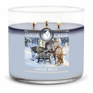 Vonná svíčka ve skleněné dóze Goose Creek Jingle Bells, 35 hodin hoření