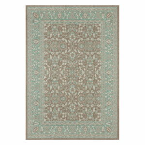Zeleno-hnědý venkovní koberec Bougari Konya, 140 x 200 cm