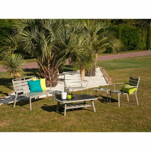 Set zahradního stolku, křesel, lavice a podnožky Ezeis Spring Lounge