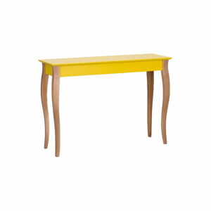 Žlutý odkládací stolek Ragaba Console, délka 105 cm
