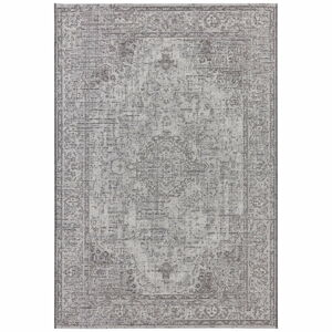 Šedý koberec vhodný do exteriéru Elle Decor Curious Cenon, 192 x 290 cm