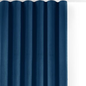 Modrý sametový dimout závěs 400x270 cm Velto – Filumi