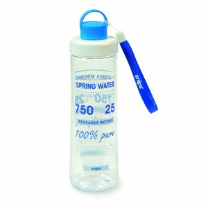 Bílo-modrá láhev na vodu Snips, 0,75 l