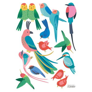 Arch samolepek 30x42 cm Rio Tropical Birds – Lilipinso