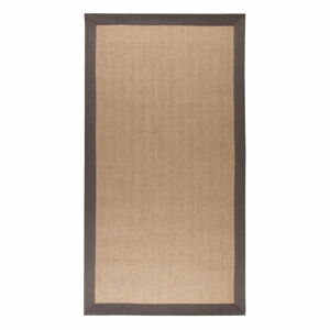 Hnědo-šedý jutový koberec Flair Rugs Herringbone, 200 x 290 cm
