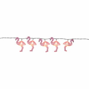 Světelný LED řetěz Best Season Go Flamingo, 10 světýlek