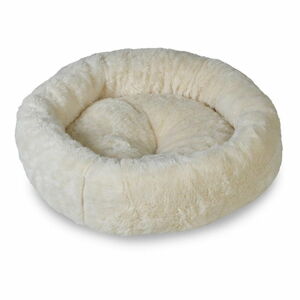 Bílý fleecový pelíšek Bagel - Lydia&Co