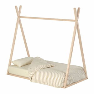 Dětská postel z jasanového dřeva Kave Home Maralis Teepee, 70 x 140 cm