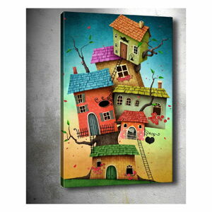 Obraz Tablo Center Tree Houses, 40 x 60 cm