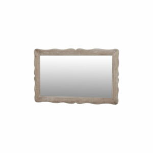 Zrcadlo v krémovém rámu z topolového dřeva Livin Hill Pesaro, výška 60 cm