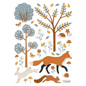 Arch samolepek 30x42 cm Woodland Animals & Fox – Lilipinso