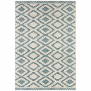Modro-krémový venkovní koberec NORTHRUGS Isle, 160 x 230 cm