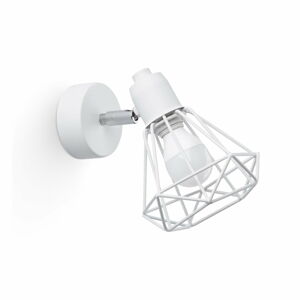 Bílé nástěnné svítidlo ø 10 cm Varpu – Nice Lamps
