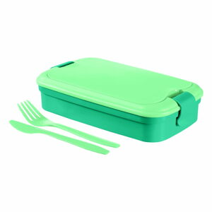 Tmavě zelený obědový box Curver Lunch&Go, 1,3 l