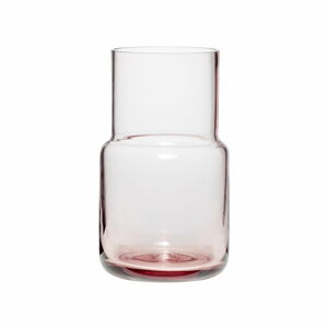 Růžová skleněná váza Hübsch Alstromeria