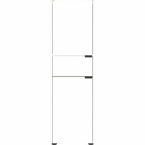 Bílá vysoká koupelnová skříňka 34x111 cm Forano – Germania