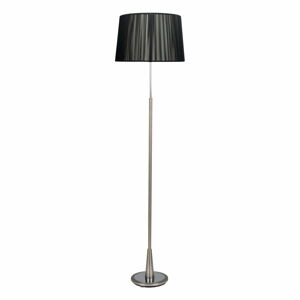 Stojací lampa v černo-stříbrné barvě (výška 146 cm) Dera – Candellux Lighting