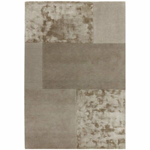 Hnědošedý koberec Asiatic Carpets Tate Tonal Textures, 120 x 170 cm